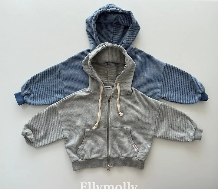 Ellymolly - Korean Children Fashion - #discoveringself - Mattew Hood Zip-up