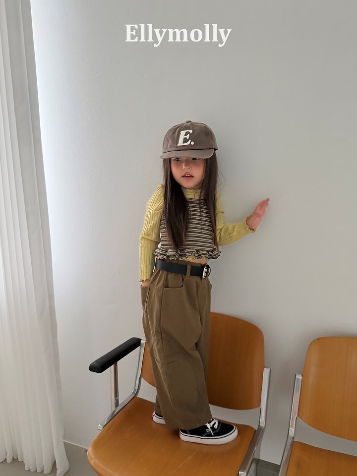 Ellymolly - Korean Children Fashion - #fashionkids - Two Line Hole Belt - 10