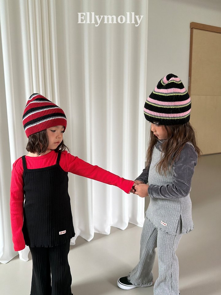 Ellymolly - Korean Children Fashion - #fashionkids - Dudu Rib Layered Top - 11