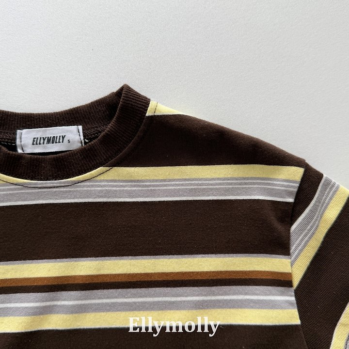 Ellymolly - Korean Children Fashion - #fashionkids - Campus Colored Tee - 7