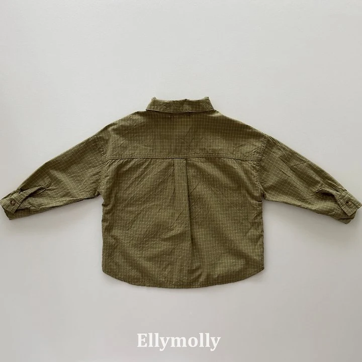 Ellymolly - Korean Children Fashion - #fashionkids - Maison Check Shirts - 5