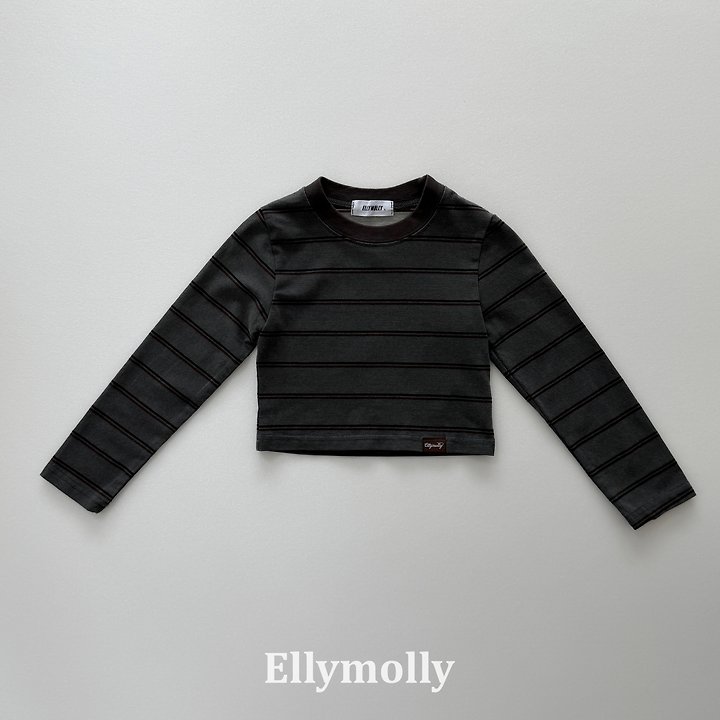 Ellymolly - Korean Children Fashion - #fashionkids - Diva Pigment Crop Tee - 3