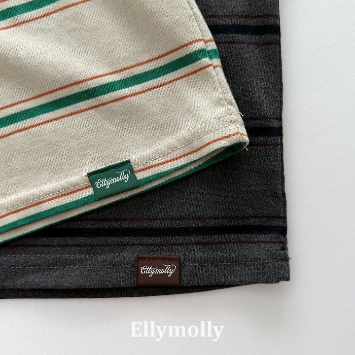 Ellymolly - Korean Children Fashion - #fashionkids - Domino Pigment Tee - 6