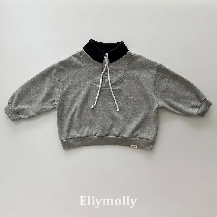 Ellymolly - Korean Children Fashion - #fashionkids - Two Tone Sweatshirts - 3