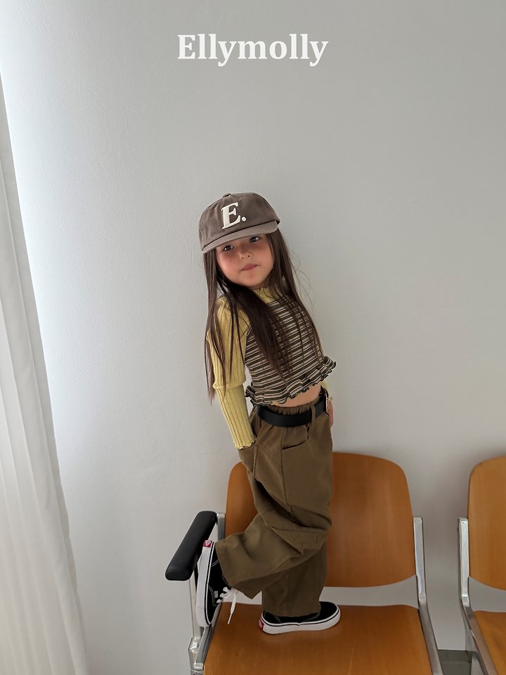 Ellymolly - Korean Children Fashion - #kidsshorts - Two Line Hole Belt - 11