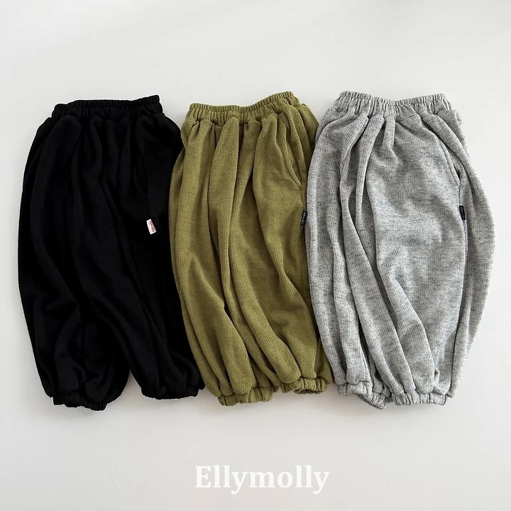 Ellymolly - Korean Children Fashion - #kidsshorts - Vichy Balloon Pants