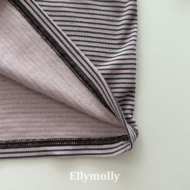 Ellymolly - Korean Children Fashion - #kidsshorts - Rib Mellow Tee - 9
