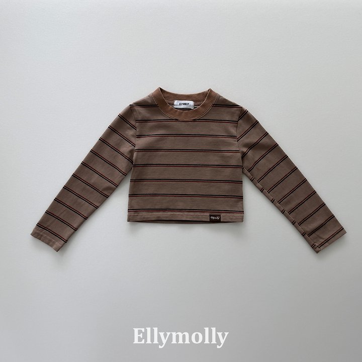 Ellymolly - Korean Children Fashion - #fashionkids - Diva Pigment Crop Tee - 4