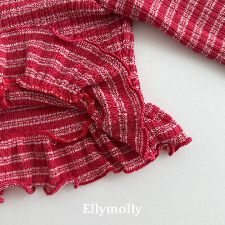 Ellymolly - Korean Children Fashion - #kidsshorts - Roen Frill Cardigan - 8
