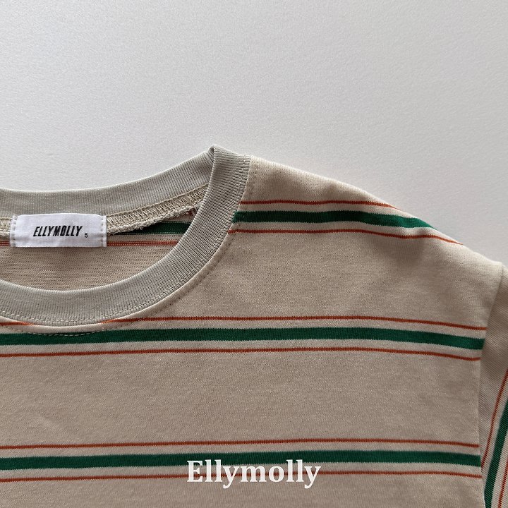 Ellymolly - Korean Children Fashion - #kidsshorts - Domino Pigment Tee - 7
