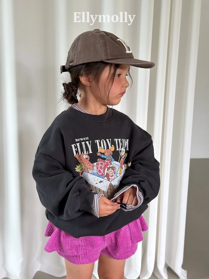 Ellymolly - Korean Children Fashion - #kidsshorts - Toy Sweatshirts - 11