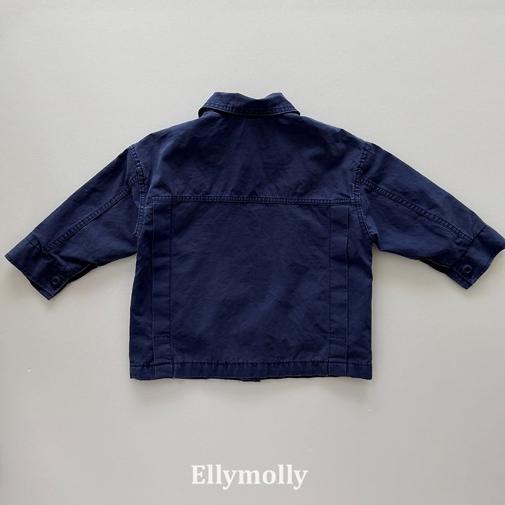 Ellymolly - Korean Children Fashion - #kidsshorts - Low Pocket Jacket - 6