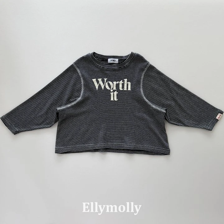 Ellymolly - Korean Children Fashion - #kidsshorts - Worth Chain Tee - 4