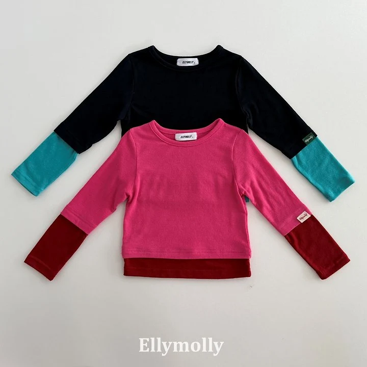 Ellymolly - Korean Children Fashion - #kidsstore - Rolling Colored Tee