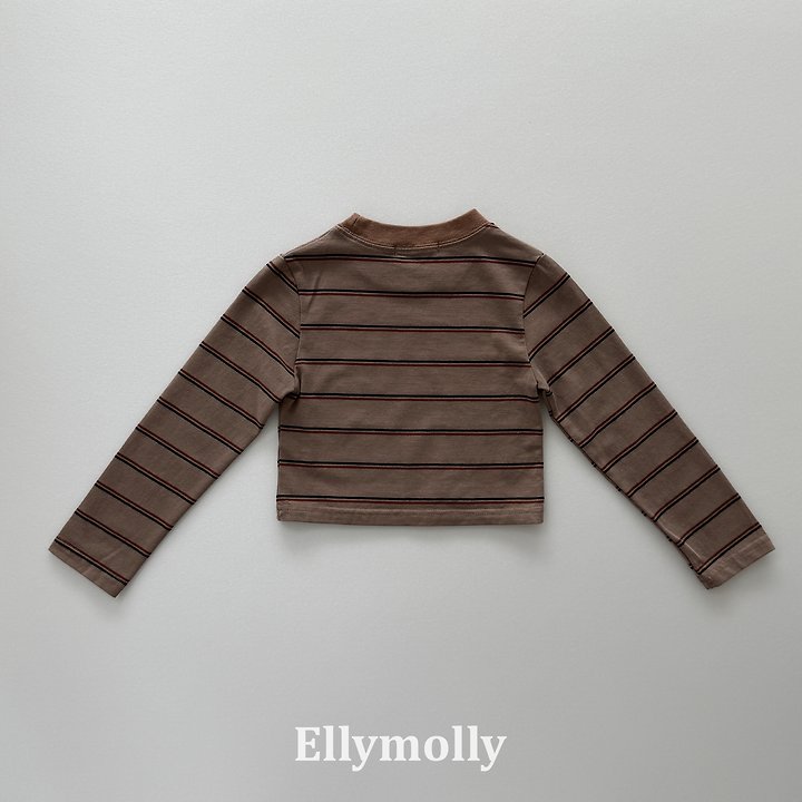 Ellymolly - Korean Children Fashion - #kidsstore - Diva Pigment Crop Tee - 5