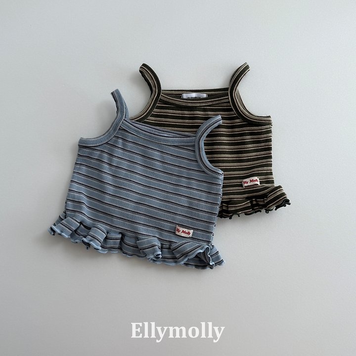 Ellymolly - Korean Children Fashion - #kidsstore - Shadow Frill Sleeveless