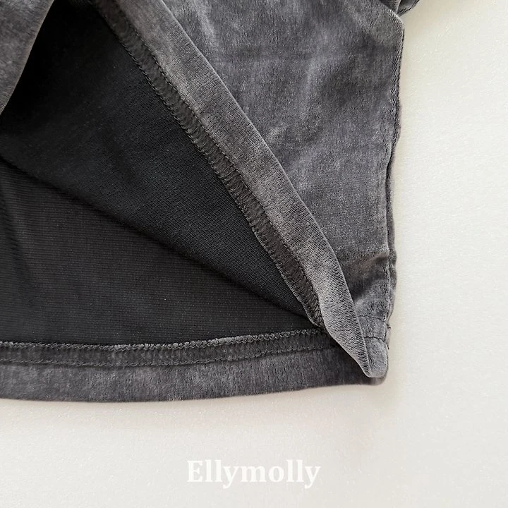 Ellymolly - Korean Children Fashion - #kidsstore - Velvet Mesh Half Turtleneck Tee - 10