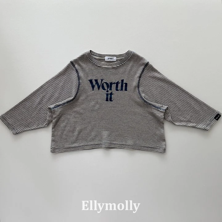 Ellymolly - Korean Children Fashion - #kidzfashiontrend - Worth Chain Tee - 5