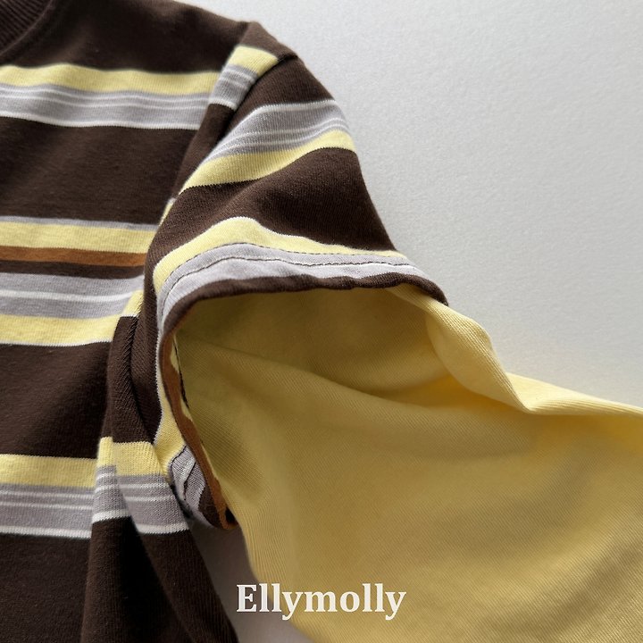 Ellymolly - Korean Children Fashion - #kidzfashiontrend - Campus Colored Tee - 10