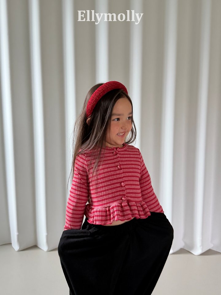 Ellymolly - Korean Children Fashion - #kidzfashiontrend - Roen Frill Cardigan - 10