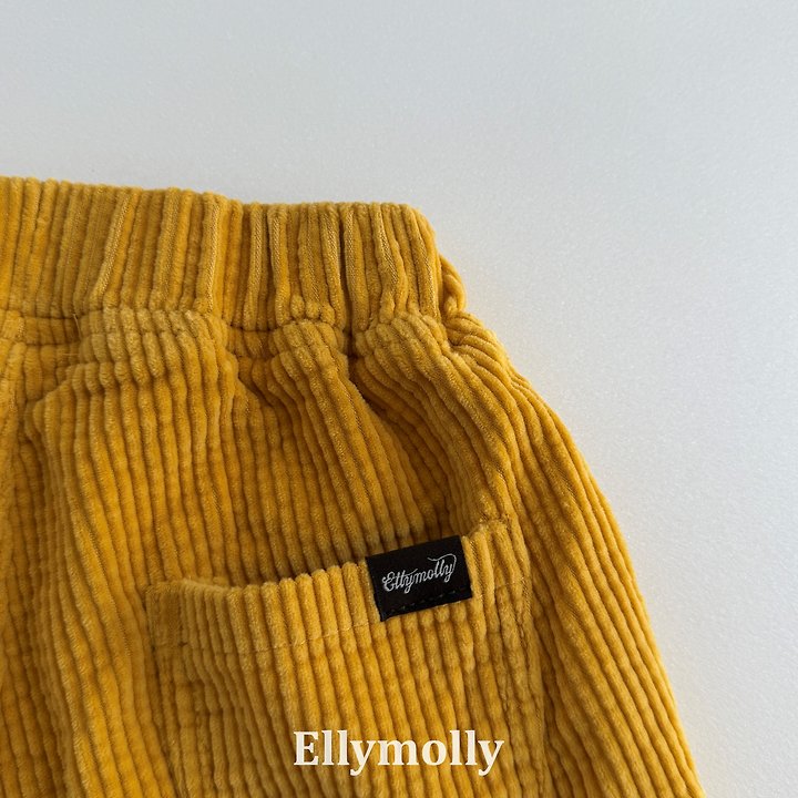 Ellymolly - Korean Children Fashion - #kidzfashiontrend - Soda Corduroy Midi Pants - 8