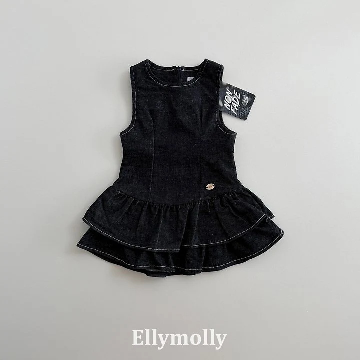 Ellymolly - Korean Children Fashion - #kidzfashiontrend - Mona Frill One-piece