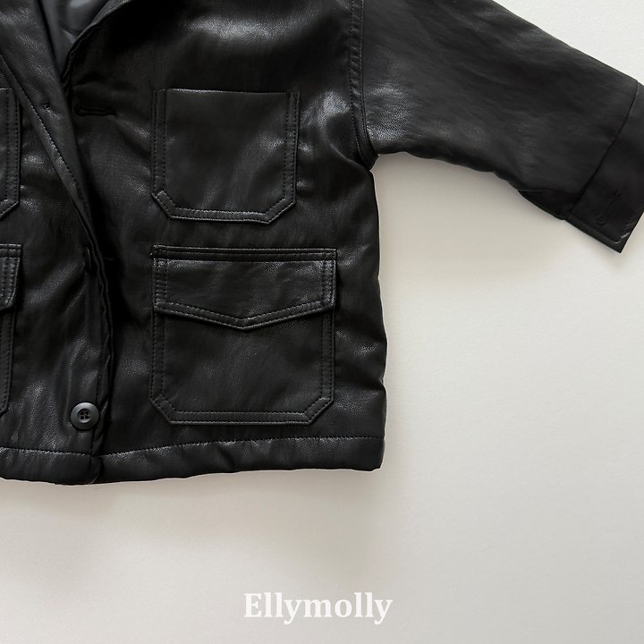 Ellymolly - Korean Children Fashion - #kidzfashiontrend - Low Pocket Jacket - 8