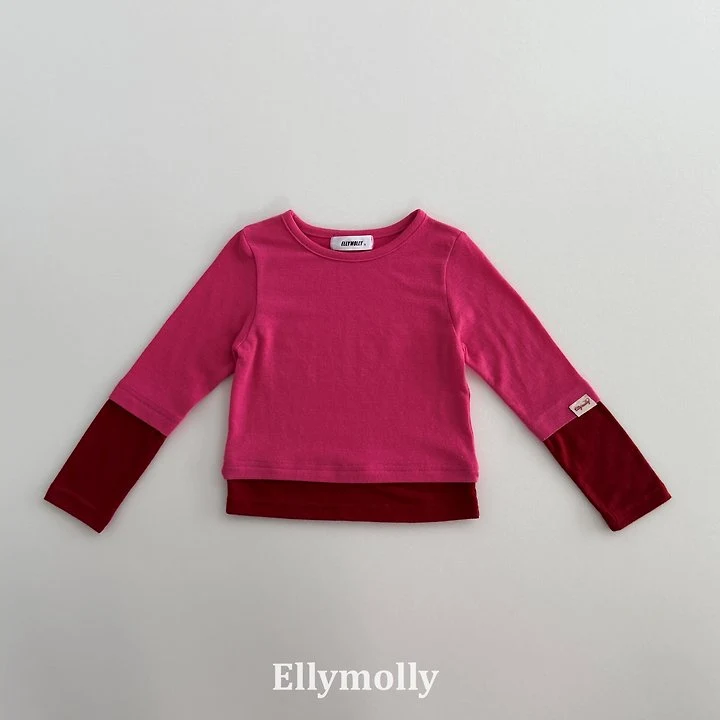 Ellymolly - Korean Children Fashion - #Kfashion4kids - Rolling Colored Tee - 4