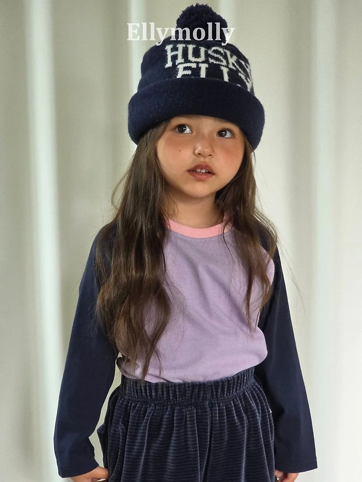 Ellymolly - Korean Children Fashion - #littlefashionista - Color Block Raglan Tee - 11