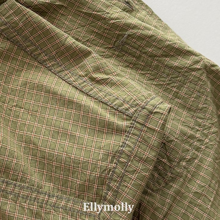 Ellymolly - Korean Children Fashion - #littlefashionista - Maison Check Shirts - 10