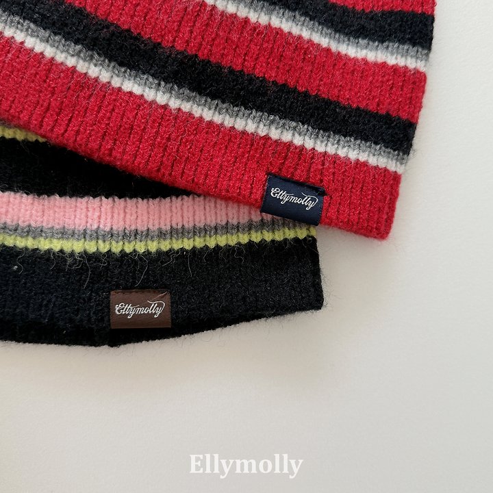 Ellymolly - Korean Children Fashion - #littlefashionista - Retro Knit Beanie - 5
