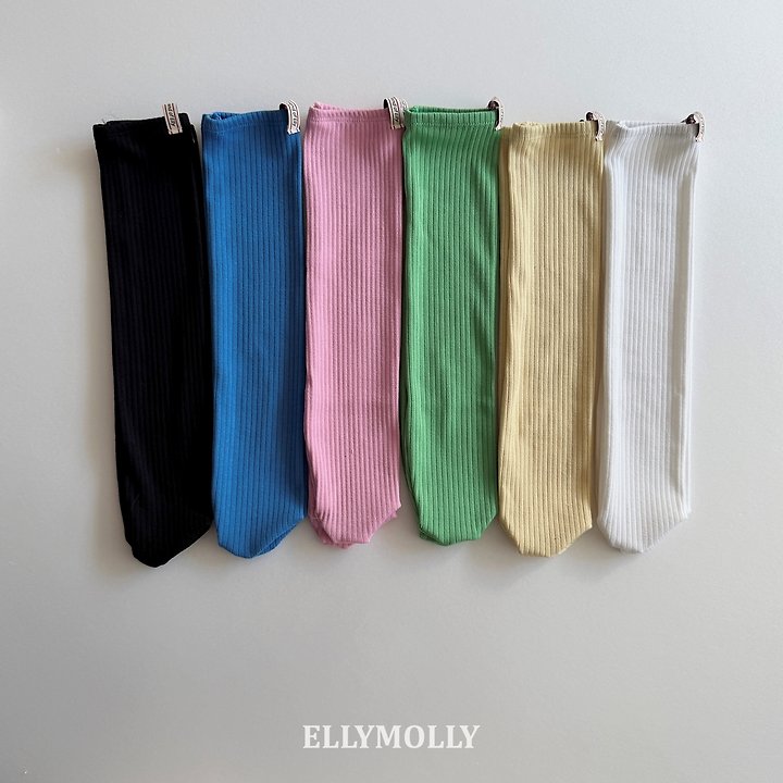 Ellymolly - Korean Children Fashion - #littlefashionista - Color Rib Socks - 4