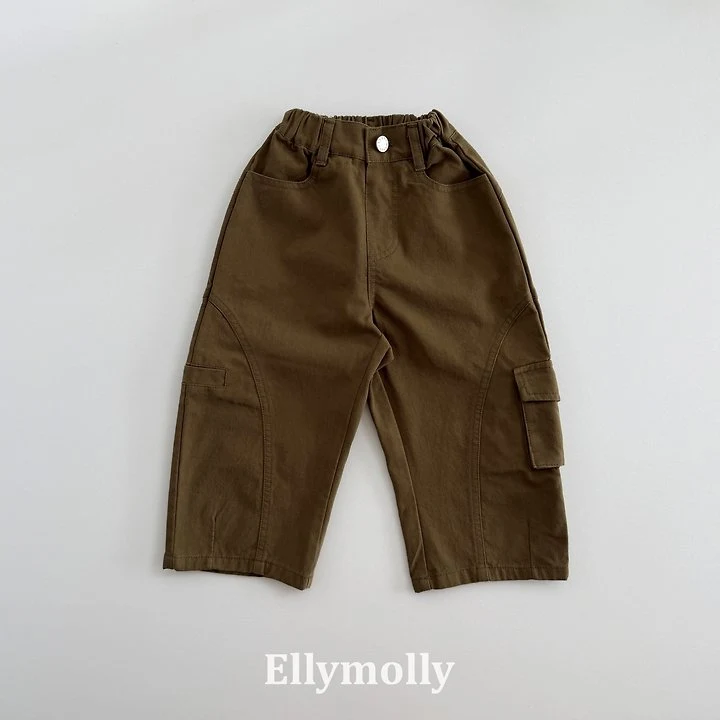 Ellymolly - Korean Children Fashion - #magicofchildhood - Haco Balloon Cargo Denim Pants - 8