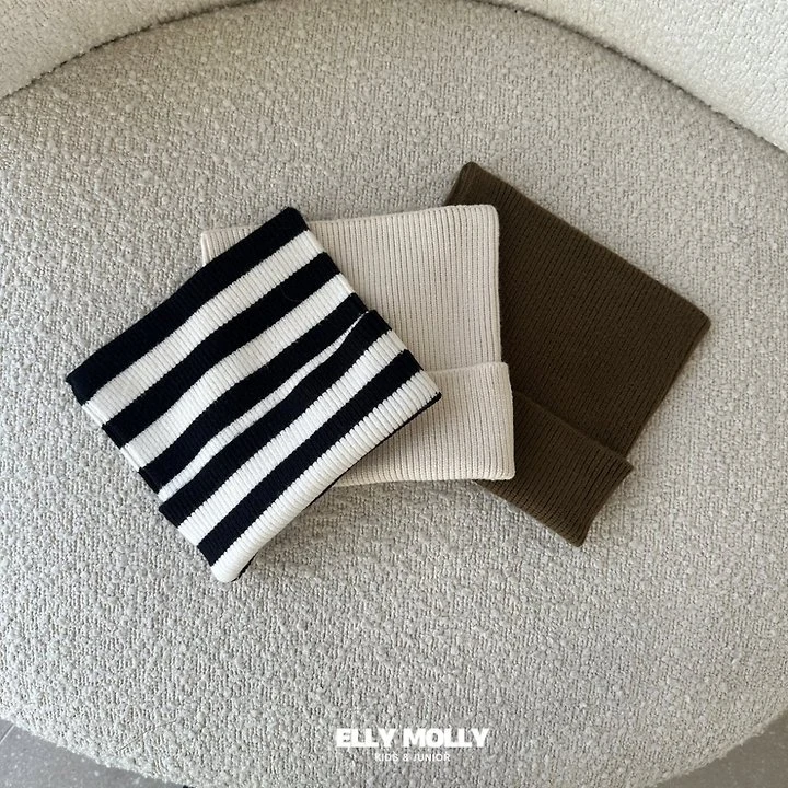 Ellymolly - Korean Children Fashion - #magicofchildhood - Elly Knit Square Beanie - 3