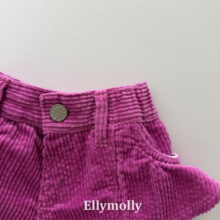 Ellymolly - Korean Children Fashion - #magicofchildhood - Vivi Frill Corduroy Pants - 8