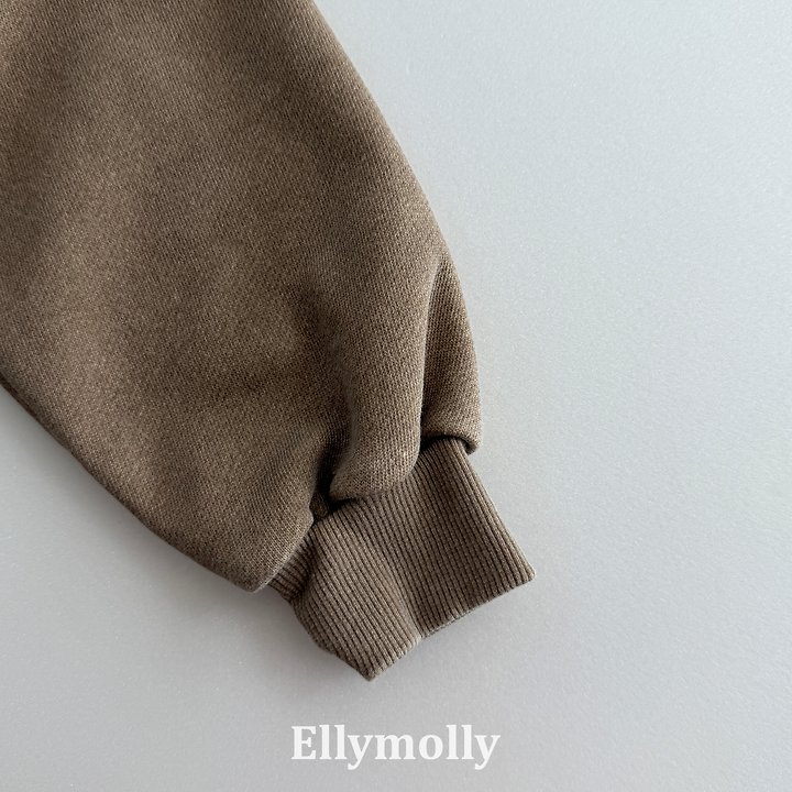 Ellymolly - Korean Children Fashion - #magicofchildhood - Archi Pigment Half Zip-up Top - 10