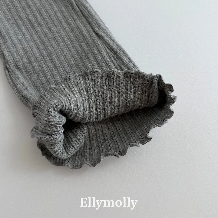 Ellymolly - Korean Children Fashion - #minifashionista - Big Rib Bootscut Pants - 9