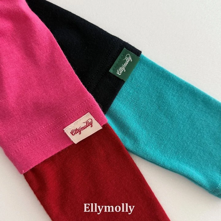 Ellymolly - Korean Children Fashion - #minifashionista - Rolling Colored Tee - 6