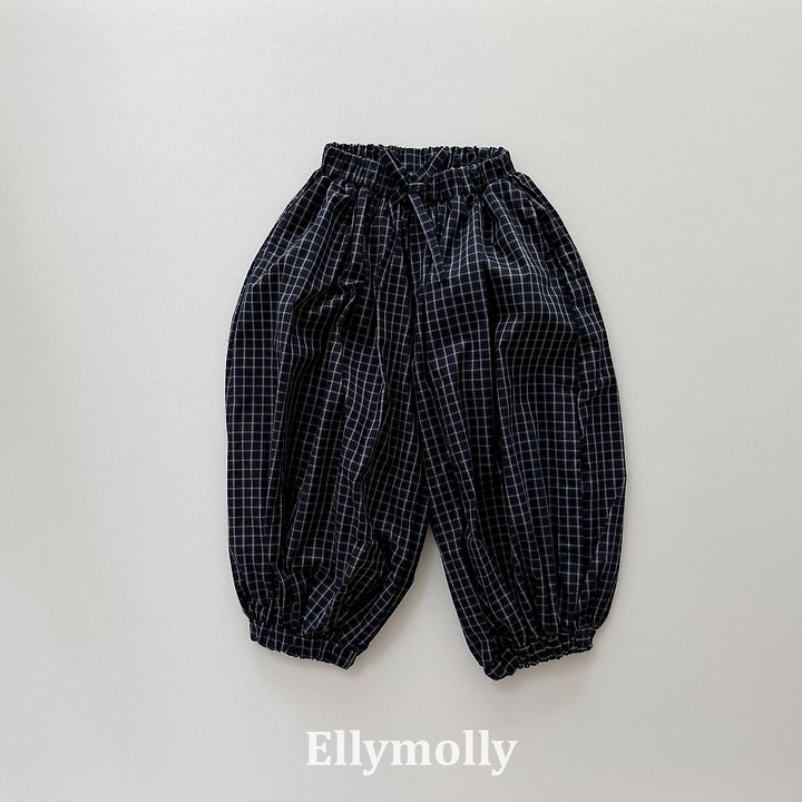 Ellymolly - Korean Children Fashion - #minifashionista - Autumn Greed Balloon Pants - 3