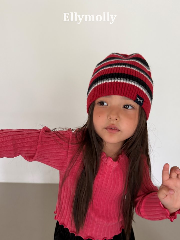 Ellymolly - Korean Children Fashion - #minifashionista - Retro Knit Beanie - 7