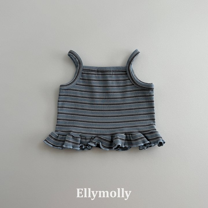 Ellymolly - Korean Children Fashion - #minifashionista - Shadow Frill Sleeveless - 6