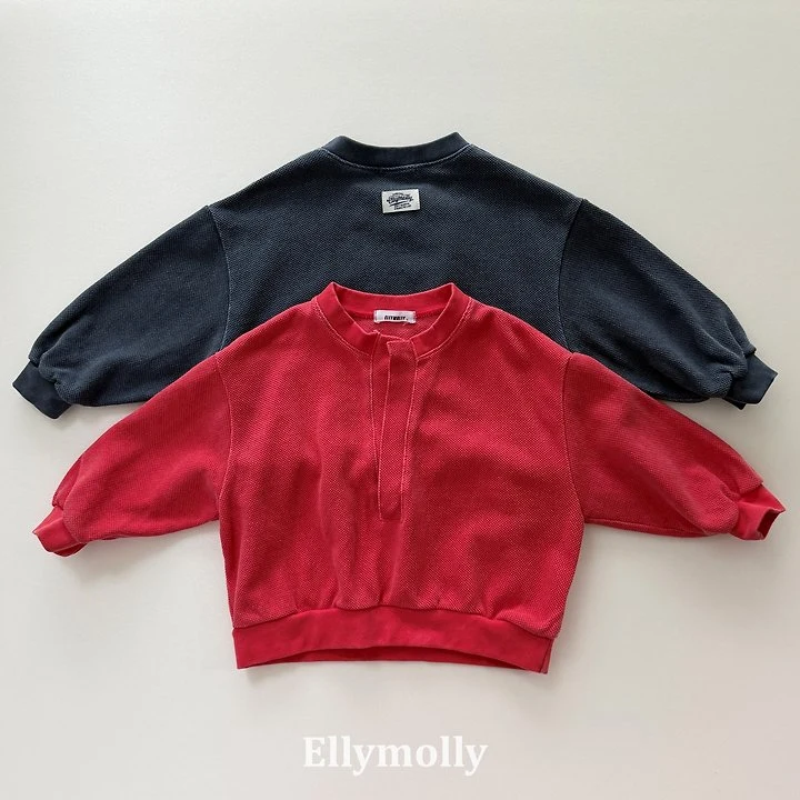 Ellymolly - Korean Children Fashion - #prettylittlegirls - Slit Opening Sweatshirts