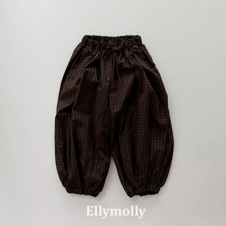 Ellymolly - Korean Children Fashion - #minifashionista - Autumn Greed Balloon Pants - 4