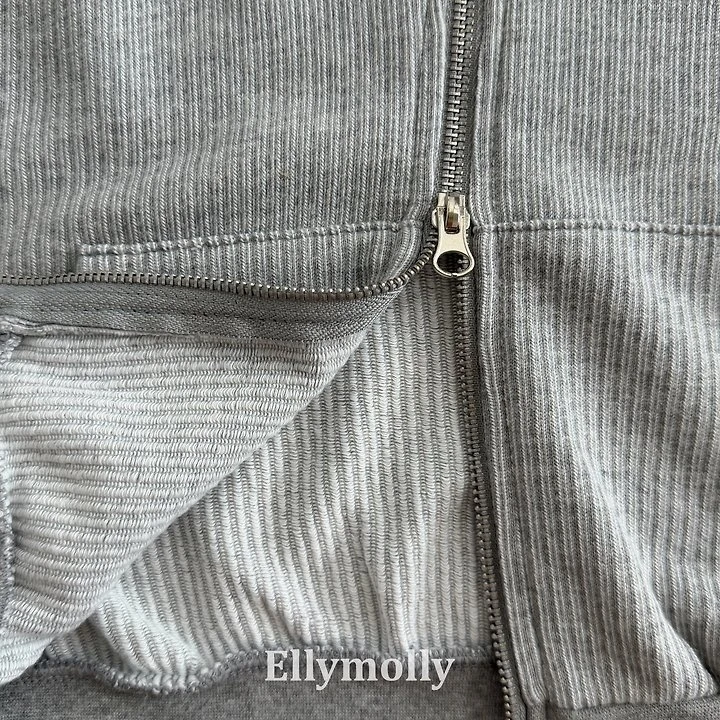 Ellymolly - Korean Children Fashion - #prettylittlegirls - Mattew Hood Zip-up - 10