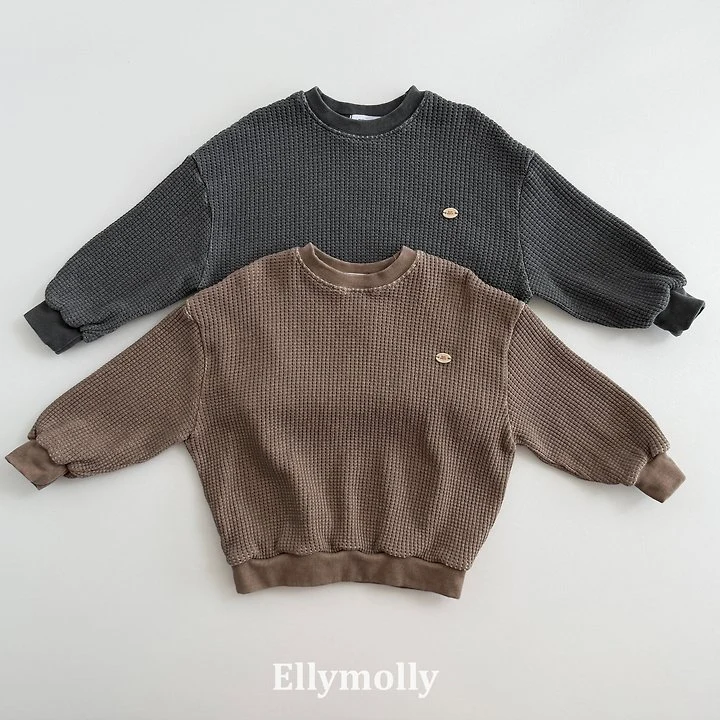 Ellymolly - Korean Children Fashion - #todddlerfashion - King Waffle Moment Sweatshirts