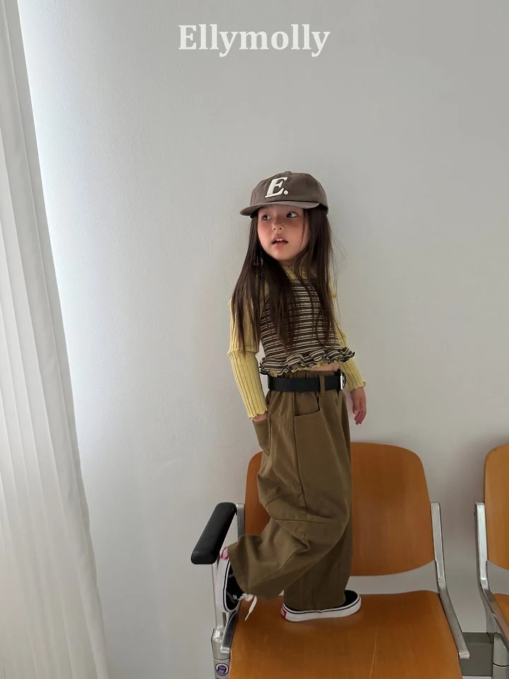 Ellymolly - Korean Children Fashion - #todddlerfashion - Haco Balloon Cargo Denim Pants - 11