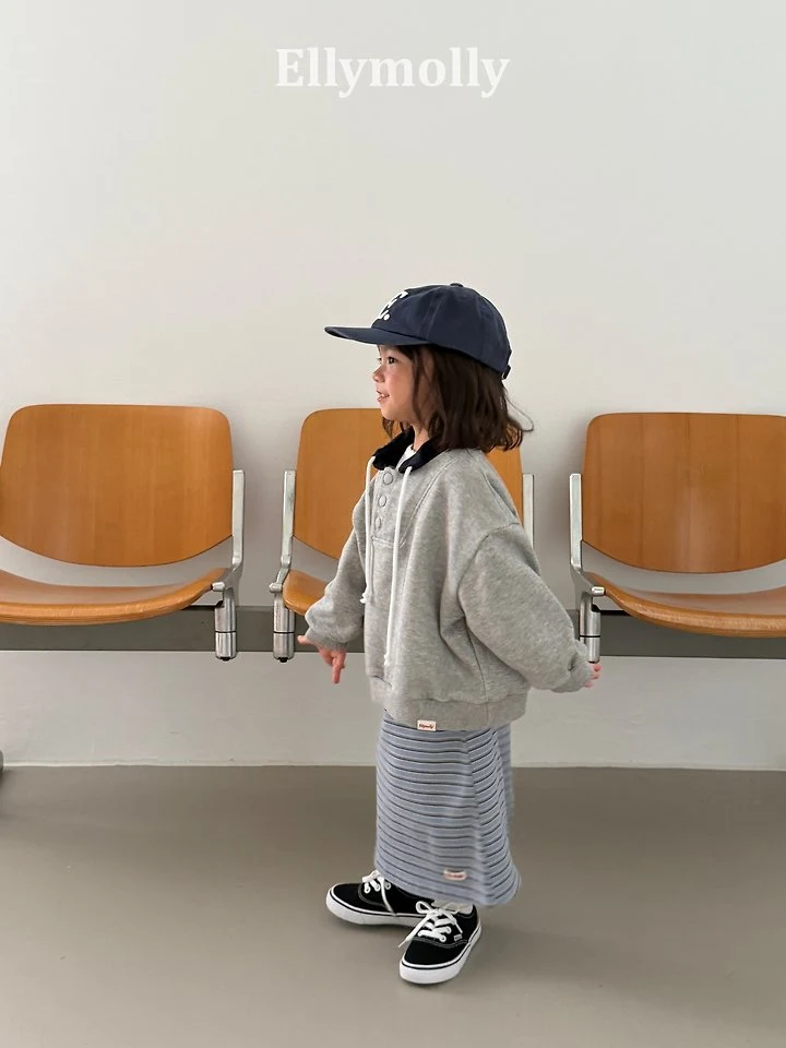 Ellymolly - Korean Children Fashion - #todddlerfashion - Two Tone Sweatshirts - 12