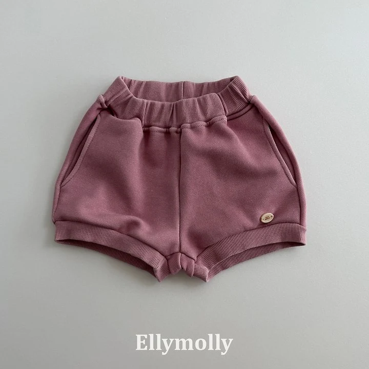 Ellymolly - Korean Children Fashion - #toddlerclothing - Achi Pigment Shorts - 6