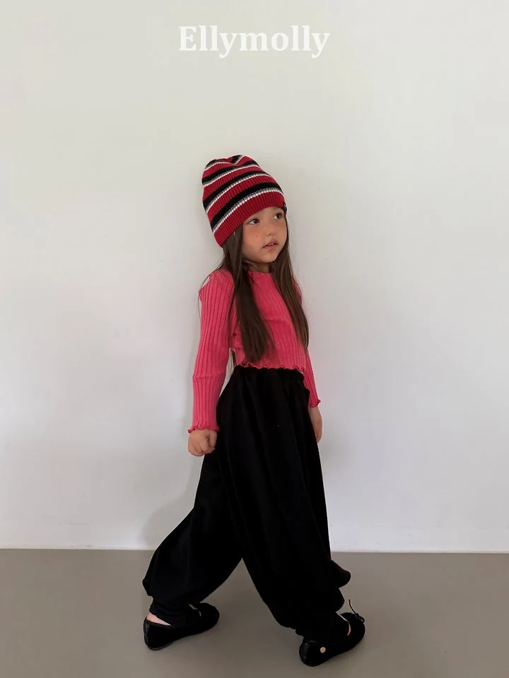 Ellymolly - Korean Children Fashion - #toddlerclothing - Vichy Balloon Pants - 10