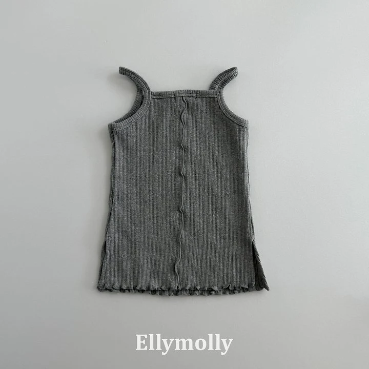 Ellymolly - Korean Children Fashion - #toddlerclothing - Dudu Rib Layered Top - 5